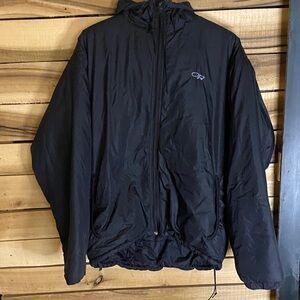 OR Outdoor Research Primaloft Men's Black puffer parka Jacket size XL